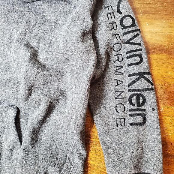 Calvin Klein Performance Sweatshirt Cowl Neck Pullover Quick Dry Gray Women's Sm - Picture 2 of 13
